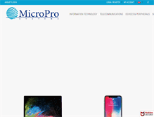 Tablet Screenshot of micropro.info